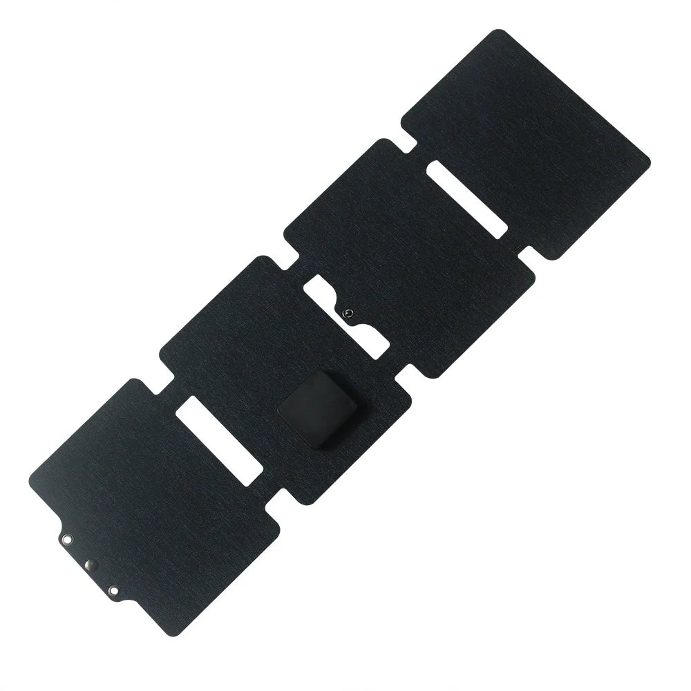 25W foldable solar charger — opened rear of folding panel