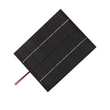 2W mini solar panel — laminated panel and wires
