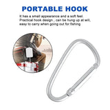 2W solar air pump — carabiner hanging arrangement