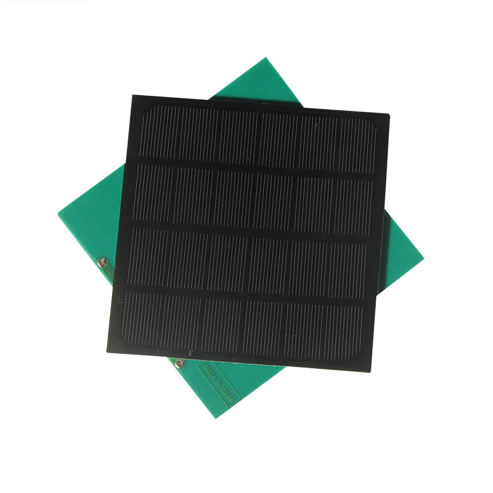 2W mini solar panel — panel face and green PCB