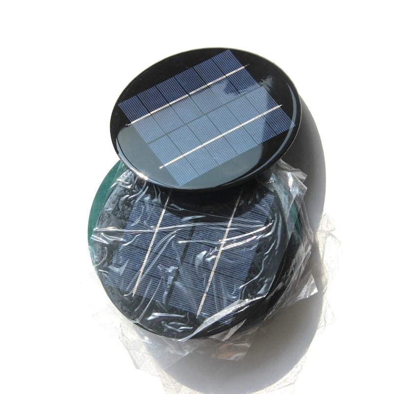 2W 2W round mini solar panel — round panels in packaging
