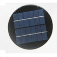 2W 2W round mini solar panel — round150mm cell face