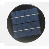2W 2W round mini solar panel — round150mm cell face