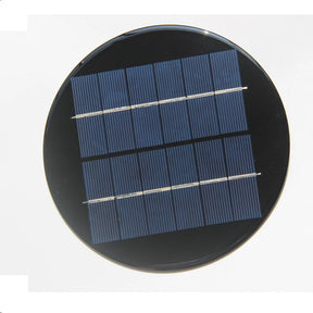 2W 2W round mini solar panel — round150mm cell face