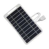2W USB solar panel — 2W panel with USB socket