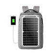 2W / 6W USB backpack solar panel — large panel on backpack demonstration