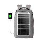 2W / 6W USB backpack solar panel — large panel on backpack demonstration