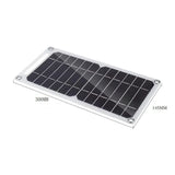 2W / 6W USB backpack solar panel — large panel dimensions