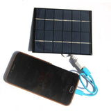 2W solar AA AAA battery charger — USB connection demonstration