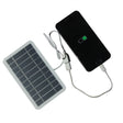 2W panel option 2W USB solar panel — panel phone charging demonstration