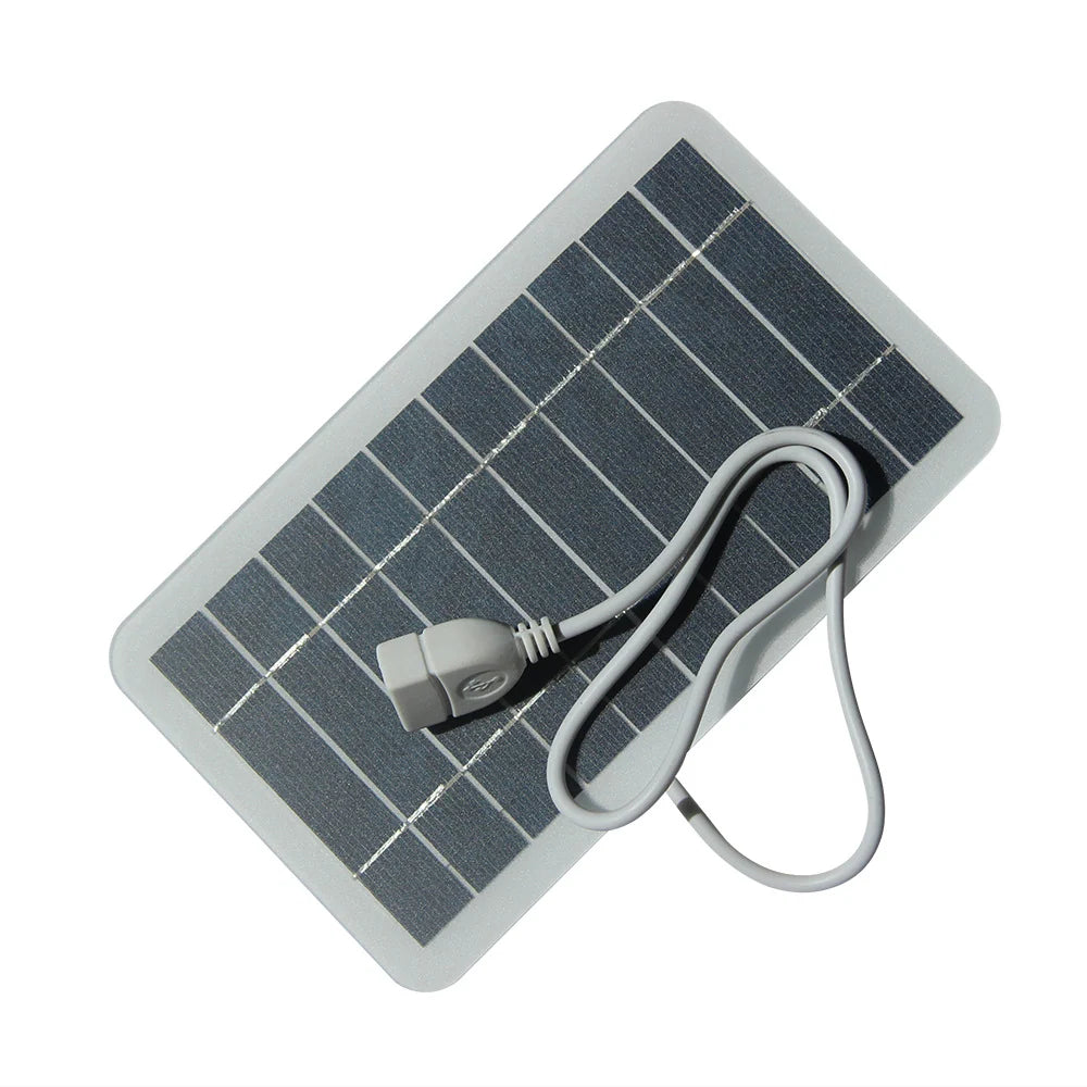 2W panel option 2W USB solar panel — panel with USB lead