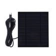 3.3W camera solar panel — panel and USB-C cable