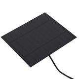 3.3W camera solar panel — panel face and attached lead