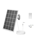 White panel with charging cable and hardware