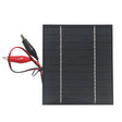 3.5W solar panel — solar panel and alligator clips