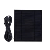 3.5W camera solar panel — Micro-USB panel and lead