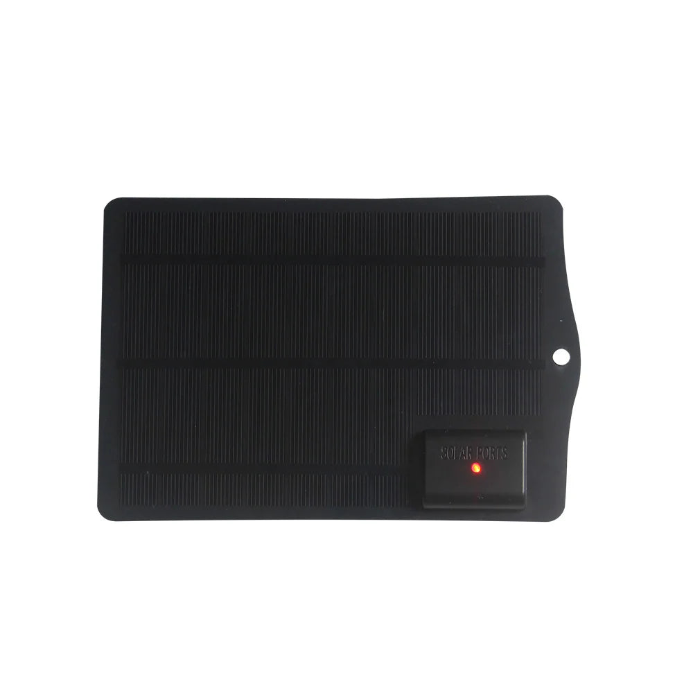 3.5W solar panel — black panel and USB module