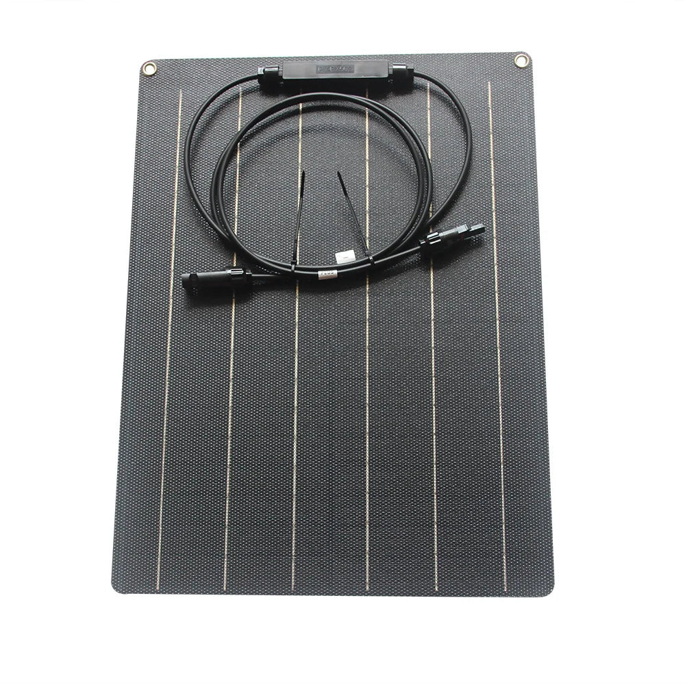 30W flexible solar panel — ETFE panel with MC4 leads