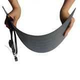 30W flexible solar panel — panel bending demonstration