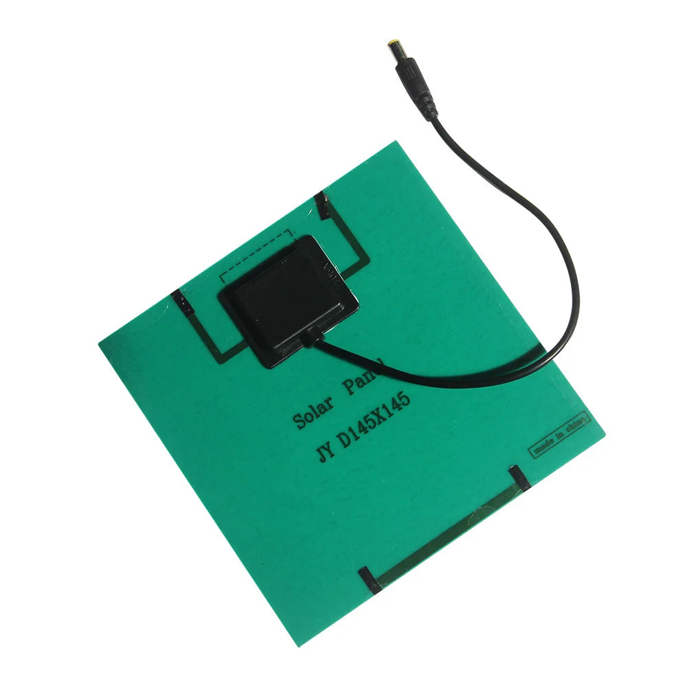 3W solar panel — green panel rear and junction box
