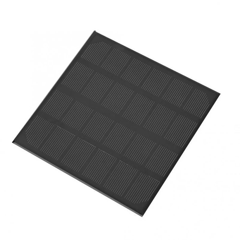 3W solar panel — monocrystalline solar cell face