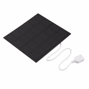 3W solar panel — panel with USB socket