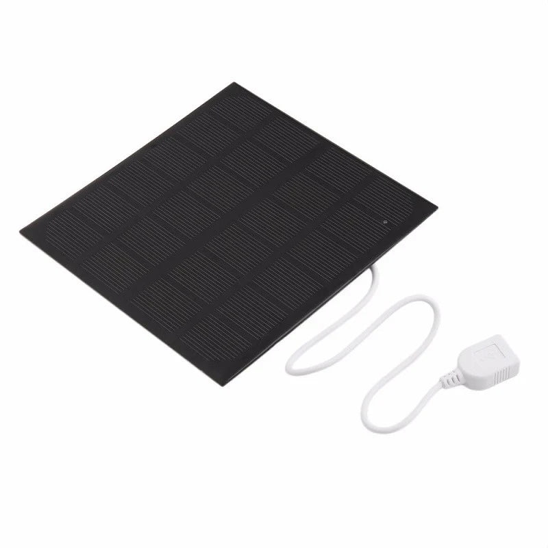3W solar panel — solar module and output lead