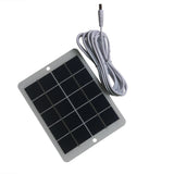 3W camera solar panel — DC5521 lead configuration