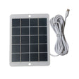 3W camera solar panel — panel and USB-C lead