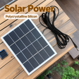 3W 3W solar panel — English solar panel and polycrystalline material labels