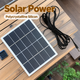 3W 3W solar panel — English solar panel and polycrystalline material labels