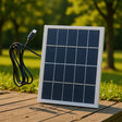 3W 3W USB-C solar panel — USB-C panel outdoors