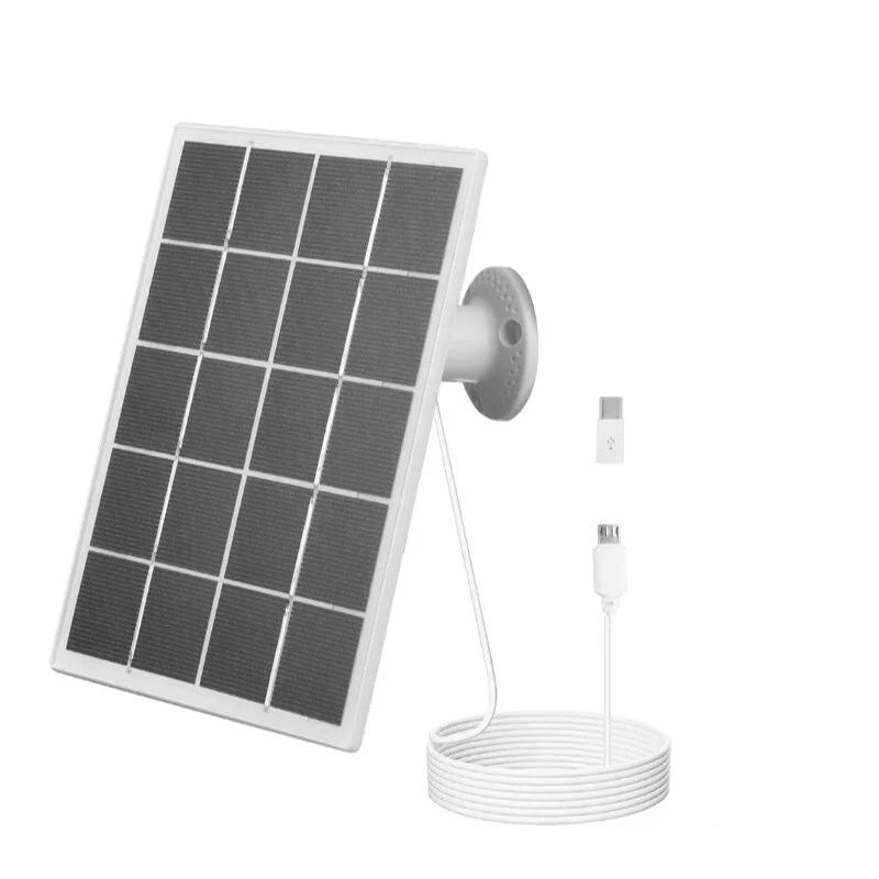 3W or 4W panel packages camera solar panel — white 3W panel and adapter