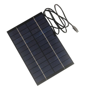 4.2W 4.2W 12V solar panel — rectangular panel and USB-C lead