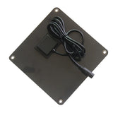 4W solar panel — rear junction box and long cable