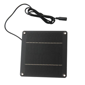 4W solar panel — solar panel face and cable