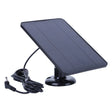 4W camera solar panel — black camera panel and DC lead