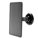 4W camera solar panel — mounted black panel