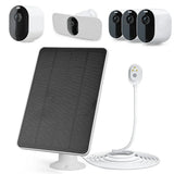 4W Arlo camera solar panel — white panel camera compatibility overview