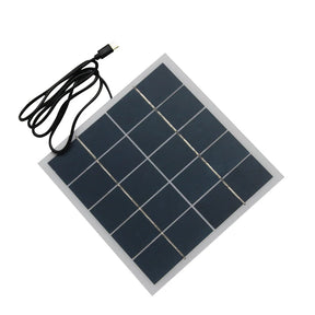4W 4W USB-C solar panel — white panel and USB-C lead