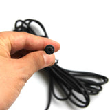 Round DC5521 plug tip on the attached cable