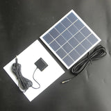 Front and back views of the 4W polycrystalline panel