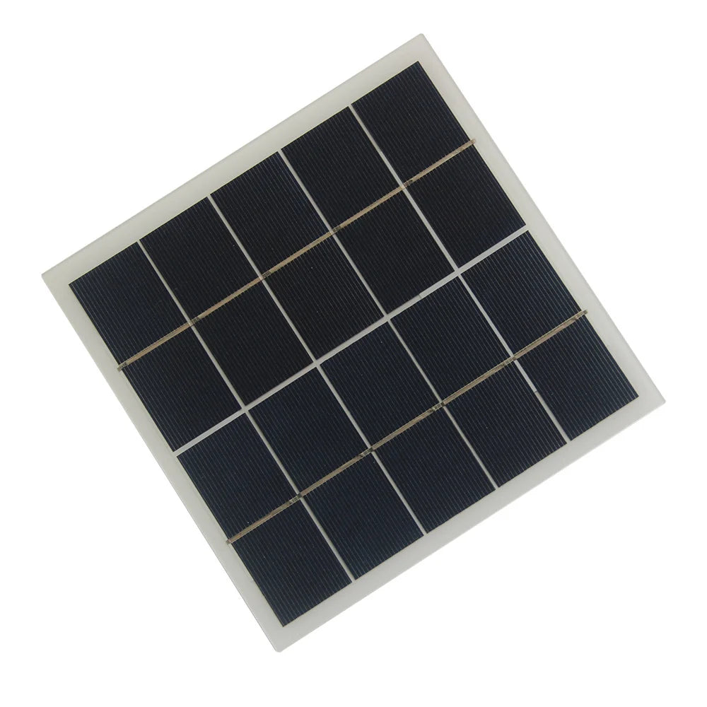 Polycrystalline solar cell grid within the white panel border