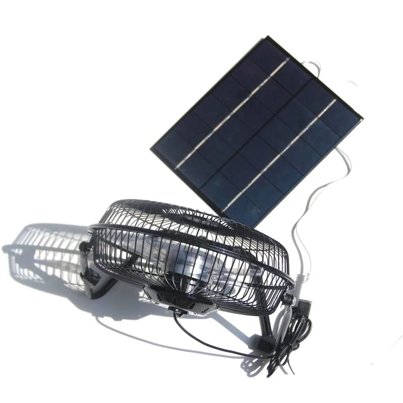 5.2W solar fan kit — solar fan and panel