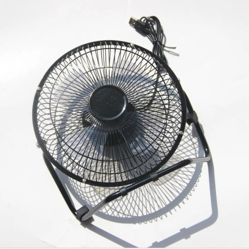 5.2W solar fan kit — USB fan front