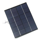 5.2W solar panel — panel face with USB lead
