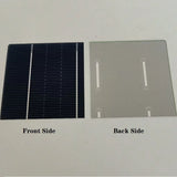 Compact square PERC solar cell front view