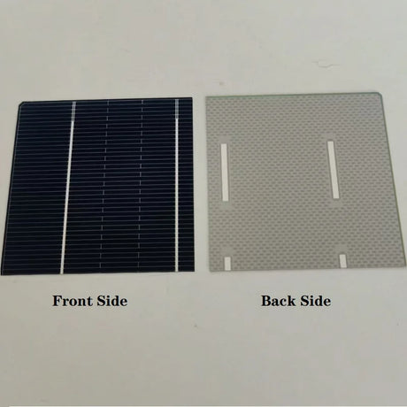 Compact square PERC solar cell front view