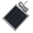 5W USB-C solar panel — panel with USB-C lead