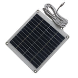5W USB-C solar panel — panel with USB-C lead
